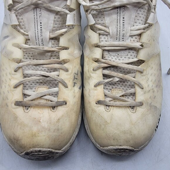 Merrell MTL MQM Mens 11 White Shoes Running Trail Hiking Sneakers Vibram J004223 - Picture 10 of 13